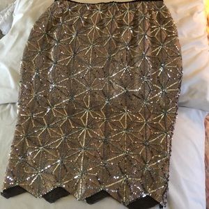 Sequin design beaded skirt by Endless Rose/ Akira
